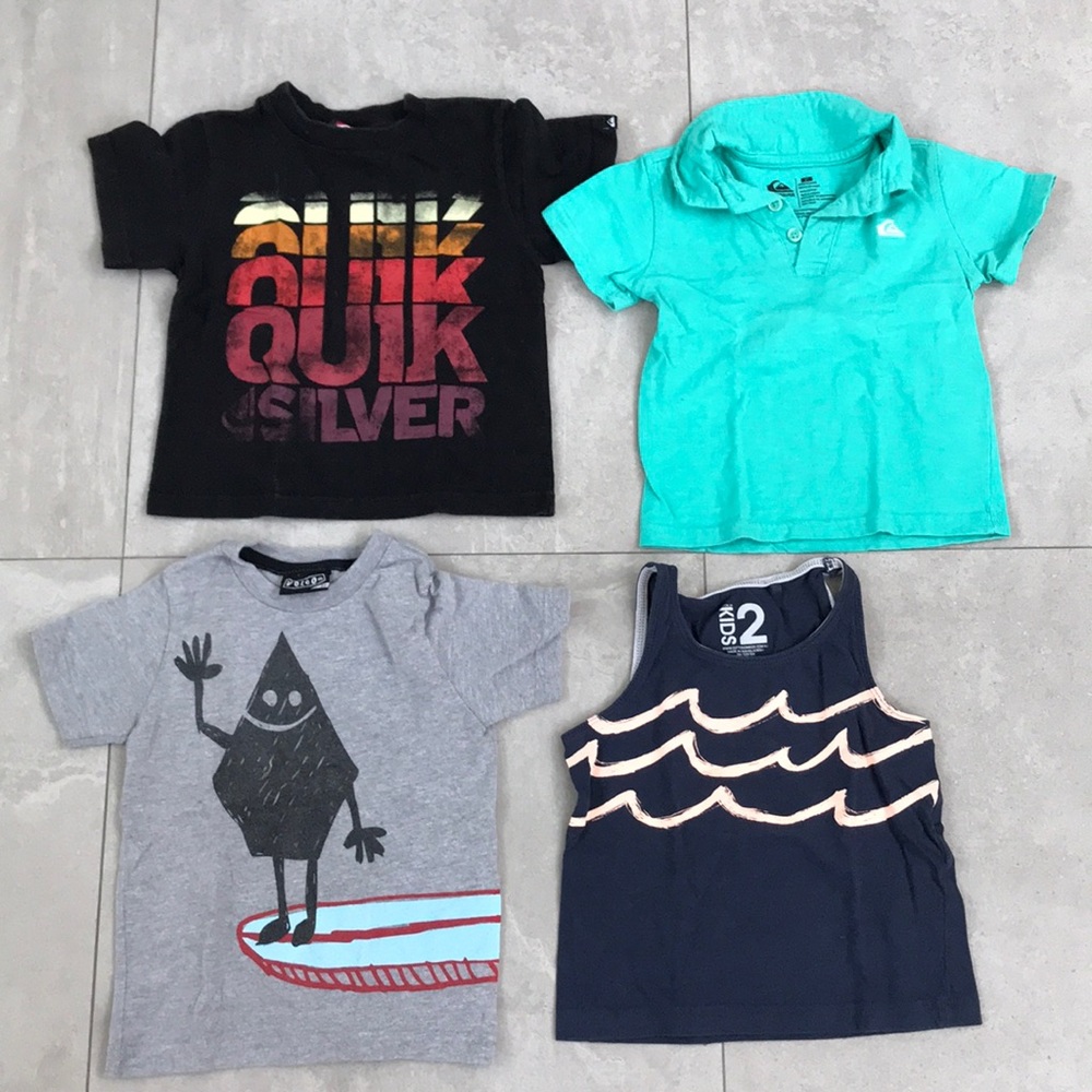 Bundle of surf brand T-shirt’s size 2
